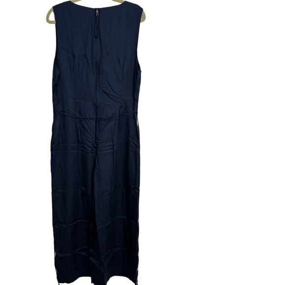 NWT Ettitude Sateen Jumpsuit - Ocean - XL - Picture 2 of 5